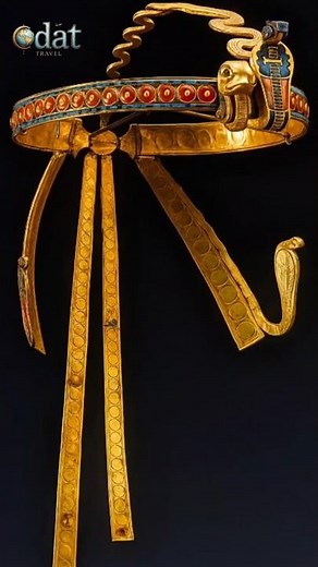 Diadem or Headband of Tutankhamun, an ancient Artifact #diadem #headband #tutankhamun #artifacts