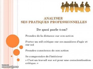 analyser ses pratiques professionnelles