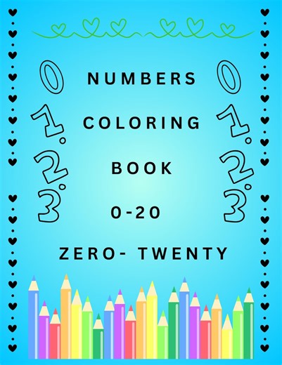 Numbers 1–20 Printable PDF for Kids – Preschool & Kindergarten Number Learning Worksheets - Etsy Australia