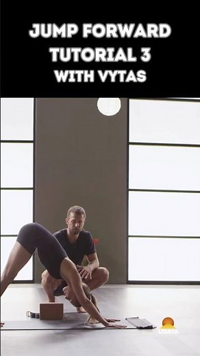 Yoga Jump Forward Tutorial by Vytas Yoga