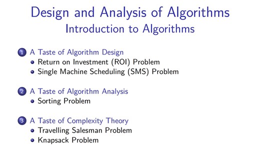 Lec 1 - 算法简介 (Introduction to Algorithms)