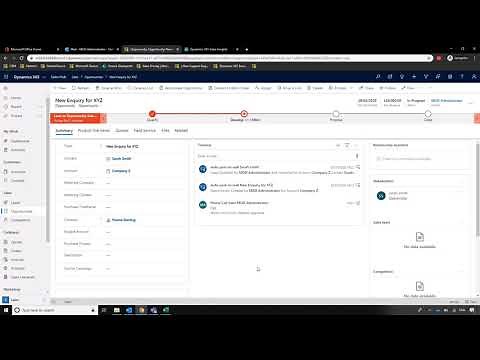 From Lead to Opportunity to Customer in Dynamics 365 for Sales
