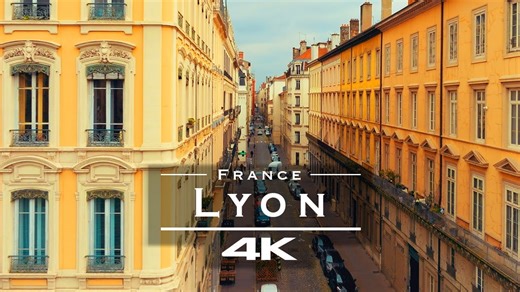 Lyon, France in 4K | Drone Views of the Rhône, Saône & Renaissance Architecture