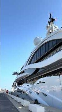 Majestic 124m Royal Qatar Yacht AL LUSAIL (+€500M) 🇶🇦 in Gibraltar.