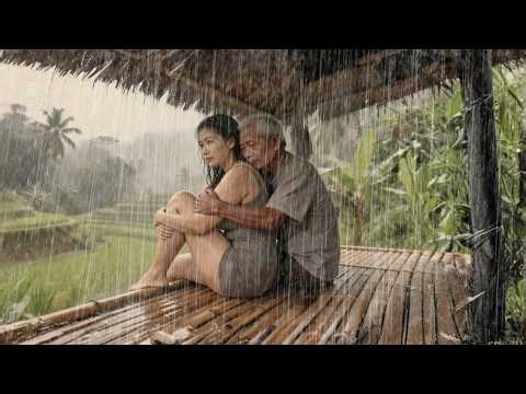 CAN YOU HANDLE THIS? ⛈️ Heavy rain and strong winds in rural Indonesia |Overcome insomnia