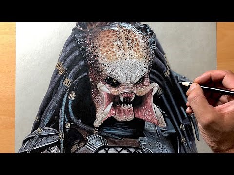 Drawing The Predator - Timelapse | Artology