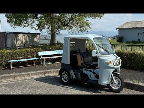 流れ行く初秋の空をお楽しみください😌#aptrikes125 幌付き#三輪バイク 峠越え⛰️