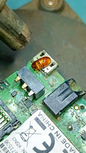 ⚙️ Slow Charging Fix | Micro USB Port Change #repair #mobilerepair