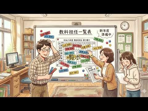 元ICT支援員が開発！小学校の「教科担任・学級担任」をパズル感覚で決めるWebアプリ（インストール不要・完全ローカル動作）