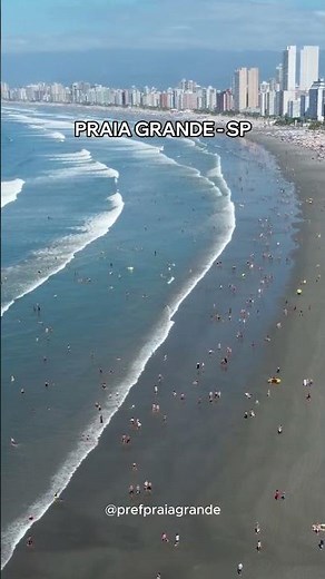 Nossa Praia Grande é linda demais! 😍☀️