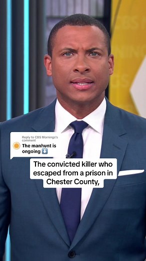 Replying to @CBS Mornings The convicted killer who escaped from a Pennsylvania prison last week is still on the run. He was spotted by security cameras just 1.5 miles from the prison, and authorities have responded to more than 100 tips from people in the area. #news #crime