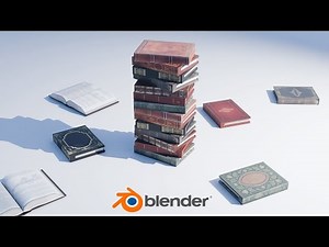 Create Open/Closed Books in Blender!