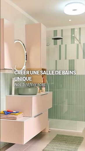 Salle de bains colorée : 5 détails déco qui font la différence | Leroy Merlin