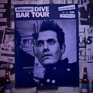 It’s a blast playing the big venues, but let’s take it back to the small stage with the Bud Light #DiveBarTour. One week from tomorrow. Stay tuned. | John Mayer