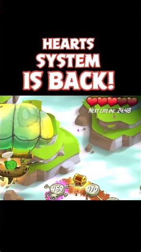 ❤️ THE HEARTS SYSTEM RETURNS PERMANENTLY TO ANGRY BIRDS 2 WORLD MAP! ❤️