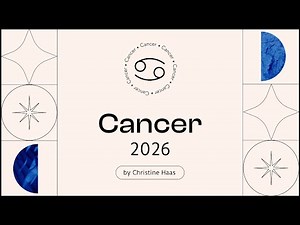 Horoscope Cancer ♋️ 2026 by Christine Haas, astrologue