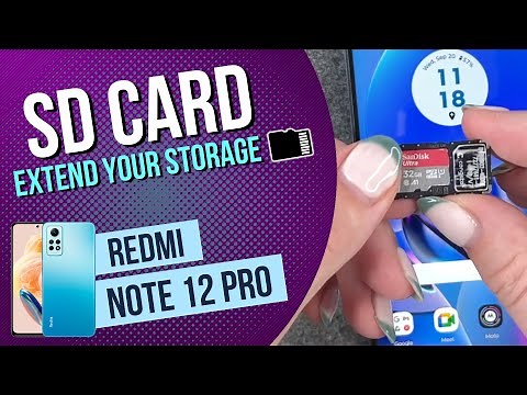 Xiaomi Redmi Note 12 Pro - How to insert a micro-SD • 💾 • 📱 • 📈 • Tutorial