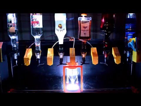 Automated Robot Cocktail Machine from JPControl