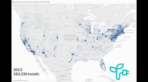 Check out how the US grew from 2,400 solar homes in 2000 to over 1 million in 2015 in PowerScout's visualization below and learn more in our latest blog post! http://hubs.ly/H06DJFS0 | PowerScout