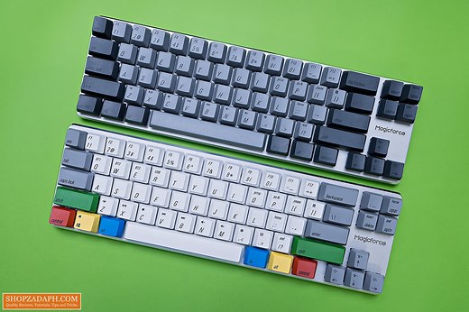 Magicforce Smart 68 Mini Mechanical Keyboard Review - Magicforce Smart 1 VS Smart 2 - TechBroll