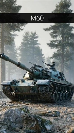 "M60 Battle Tank: Dominating battlefields since the Cold War 💪🔥 #M60 #MainBattleTank #MilitaryMight"