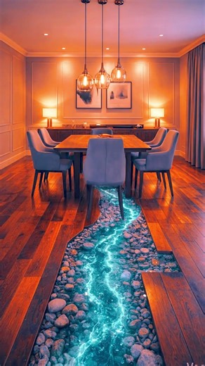 Ultimate 3D Epoxy Ocean Floor Build – Satisfying Room Transformation | Our House #ourhouse #aivideo