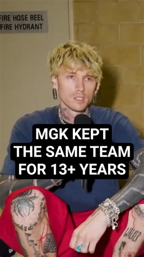 mgk on keeping the same team for 13+ years: "it's about how much empathy and forgiveness you have"