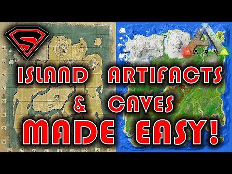 ARK SURVIVAL EVOLVED: THE ISLAND ARTIFACTS & CAVES MADE EASY!!!