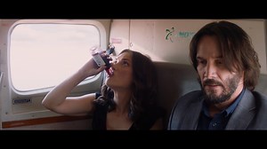 Check your baggage. Winona Ryder & Keanu Reeves star in DESTINATION WEDDING, In Cinemas 10th May. | Vertigo Releasing