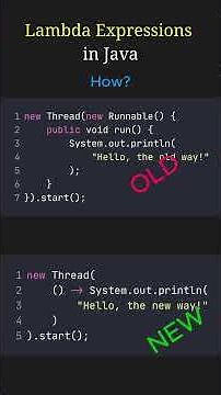 What is a Lambda Expression in Java? Explained in 90 Seconds! #java8 #k5kc #javainterviewquestions