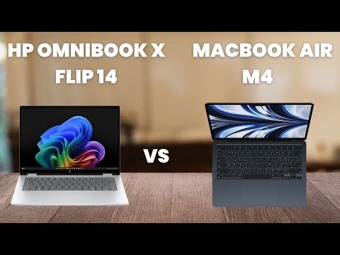 HP OmniBook X Flip 14 vs Apple MacBook Air 15 M4 (2025) — Ultimate Comparison!
