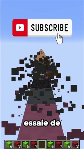 Défi de ‪@Chocohoff‬ sur MINECRAFT! 🤯 #shorts #minecraft