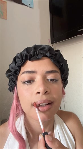 makeup hair pink💓#makeup #shorts #brasil #tutorial