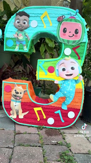 Cocomelon Inspired Piñata #centralflorida #piñata #cocomelon #jayjay #cocomelonthemeparty