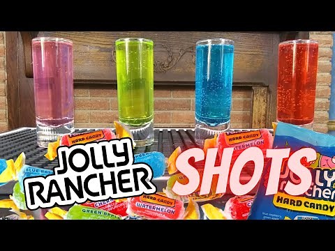 Easy Candy Shooters with Jolly Rancher Vodka