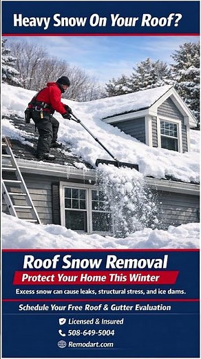 Heavy Snow On Your Roof? Roof Snow Removal Can Prevent Damage