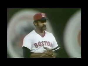 7/13/1976 Boston Red Sox star Luis Tiant works 2 scoreless innings at All-Star Game in Philadelphia