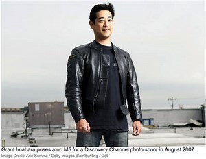 Grant Imahara @grantimahara – Partnership with @MouserElec! #elec14 @MythBusters #MythBusters