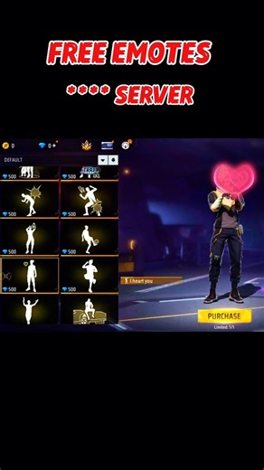 FREE EMOTE TRICK 😱 100% WORKING 🤯 FREE FIRE EMOTE FREE✅ #shorts #freefire
