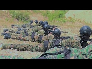 Special Forces Command (SFC) & Mountain Division unit at Mountain Warfare Training School Karugutu