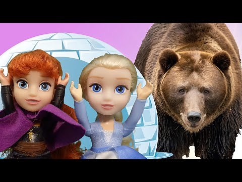 We're Going on A Bear Hunt Song with Princess Elsa & Anna | Fun Kids Songs