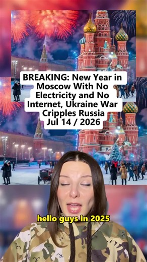 BREAKING: New Year in Moscow With No Electricity and No Internet, Ukraine War Cripples Russia #moscow #newyear #electricity #internet #ukrainewar