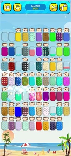 Water Sort Puzzle Level 1019 - One Wrong Move = Game Over