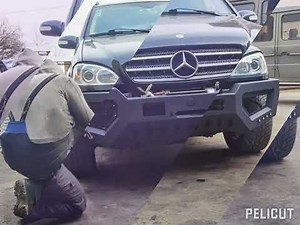 Mercedes w163 ml off Road AMG Bull bar ml