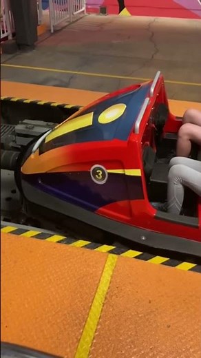 Incredicoaster/California Screamin train No. 3 blasting out of the station