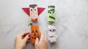 HALLOWEEN TOILET PAPER ROLLS 🎃 https://www.thebestideasforkids.com/halloween-toilet-paper-roll-crafts/ | The Best Ideas for Kids