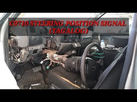 C0710 Steering Position Signal, GM Steering Wheel Position Sensor Replacement (TAGALOG)