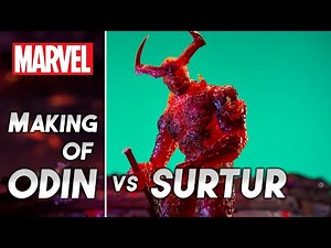"Odin Vs Surtur" | Marvel Legends Stop Motion Behind the Scenes