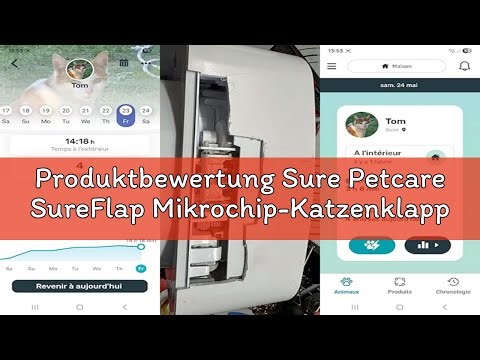 Produktbewertung Sure Petcare SureFlap Mikrochip-Katzenklappe Connect, kompatibel mit Smartphone-App