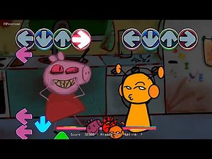 FNF Sprunked All Phases Vs Peppa.Exe Sings Bacon song | Incredibox Sprunki FNF Mods